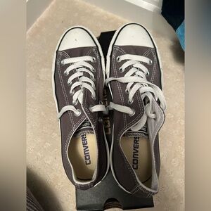 Converse Gray Low-Top Sneakers